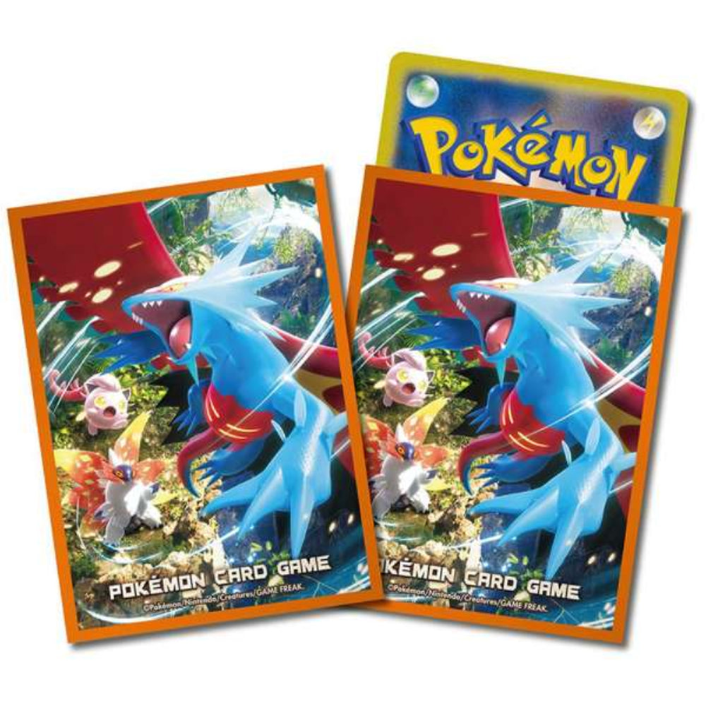 Pokemon Karten Hüllen Premium 64x Brutalanda Sleeves TCG Salamence