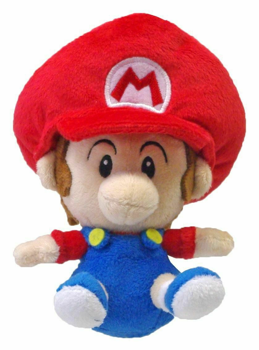 Baby Mario Plüsch Kuscheltier 14 cm Aus Weichem Stoff Super Mario Fanliebling Ideal Als Begleiter Unterwegs
