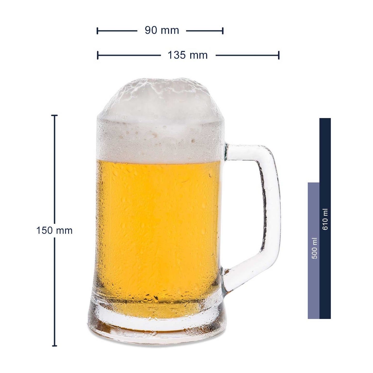 Montana Bierkrug mit Gravur "Ich glaube mir nicht mal selbst"