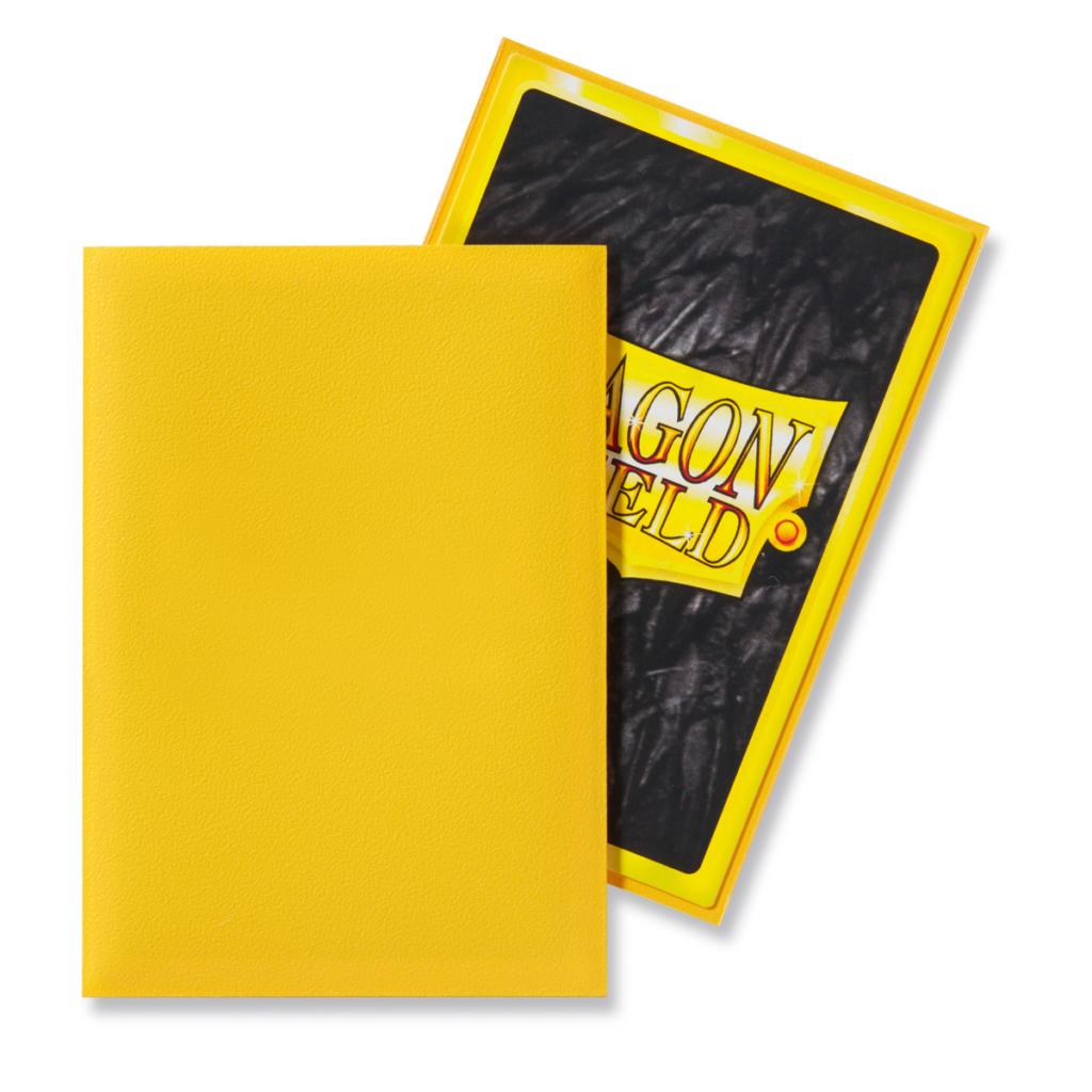 Dragon Shield Kartenhüllen Sleeves Japanische Größe Matte (60) Yellow