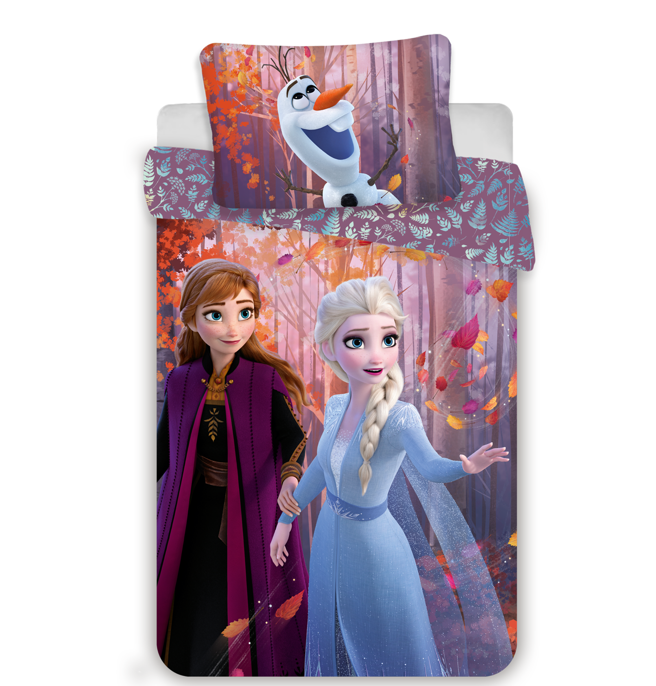Frozen Eiskönigin Bettwäsche - 140x200 cm Baumwolle Kissen und Decke