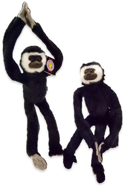 Plüsch Affe Colobus hängend 43cm