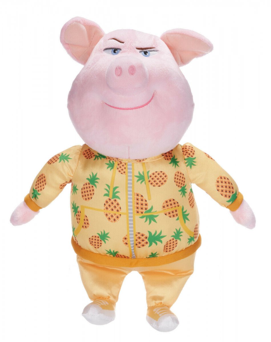 Plüsch Sing Schwein 30 cm