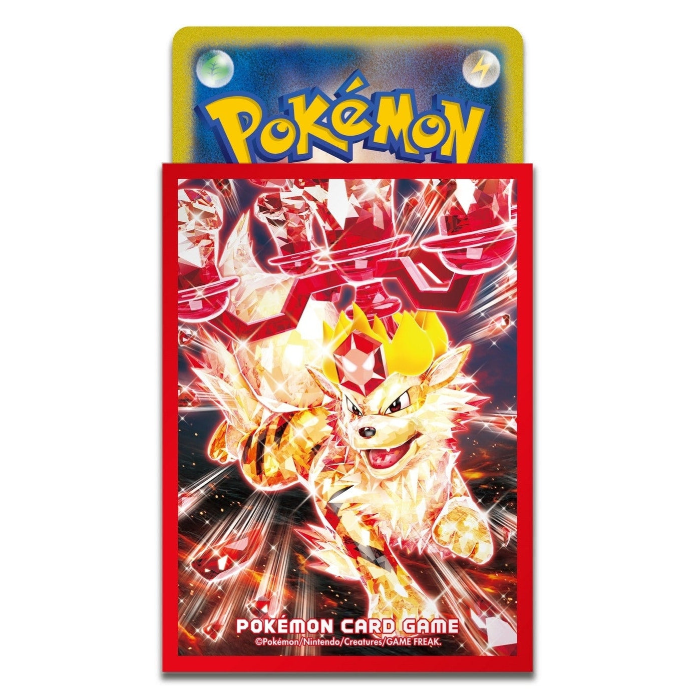 Pokemon Karten Hüllen Premium 64x Arkani Sleeves TCG Arcanine