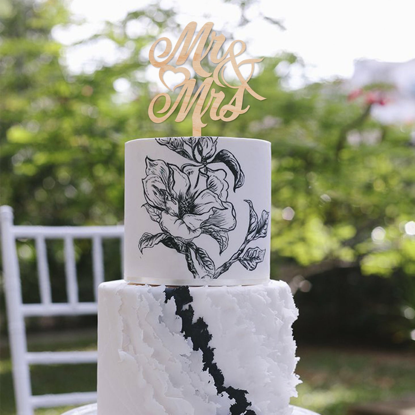 Cake Topper Mr & Mrs - Toyplace24.de