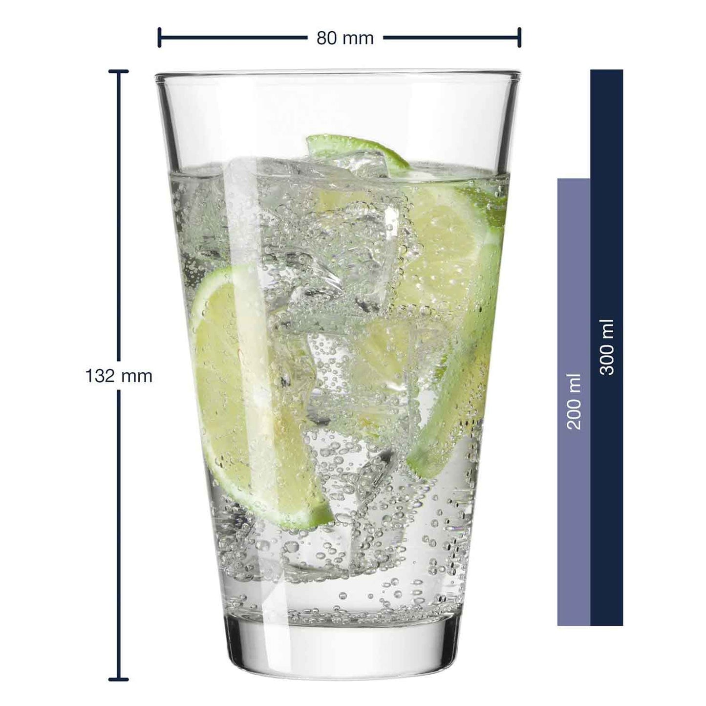 Leonardo Wassergläser im Set mit UV-Druck "Mr. & Mrs."