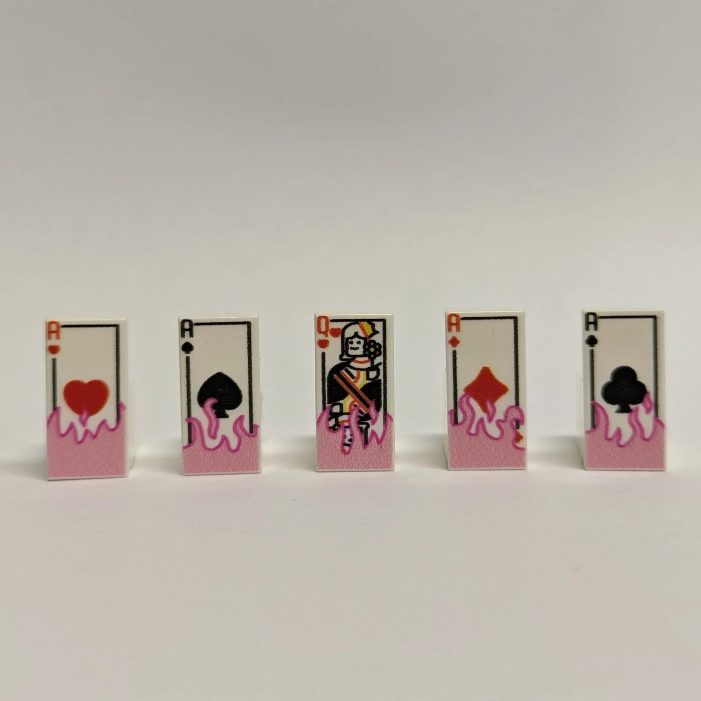 Custom LEGO® Tile 1x2 "Kartenpack halb geladen" für z.b Gambler, bedruckt – Fan Design