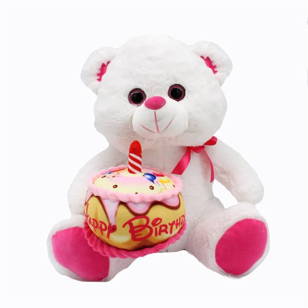 Happy Birthday Bärchen Kuscheltier - 28 cm Plüschtier Stofftier