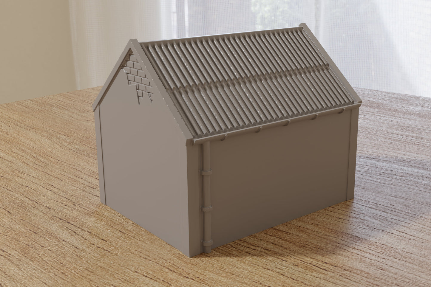 Railroad Workers House - Tabletop Wargaming WW2 Terrain | 15mm 20mm 28mm HO Miniature 3D Printed Model