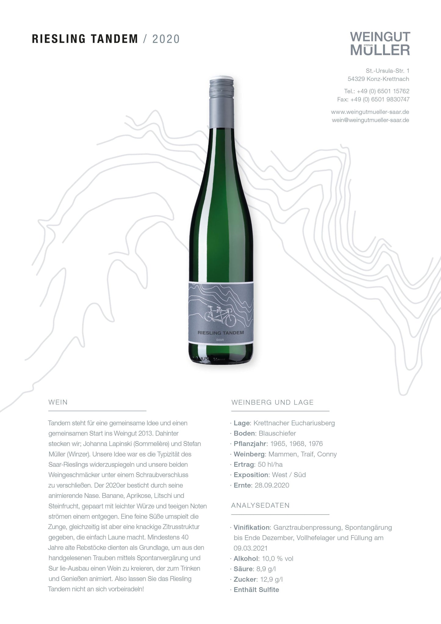 Leonardo Weinglas "Alles Gute zum Geburtstag" inkl. bedruckter Holzkiste + Riesling Tandem