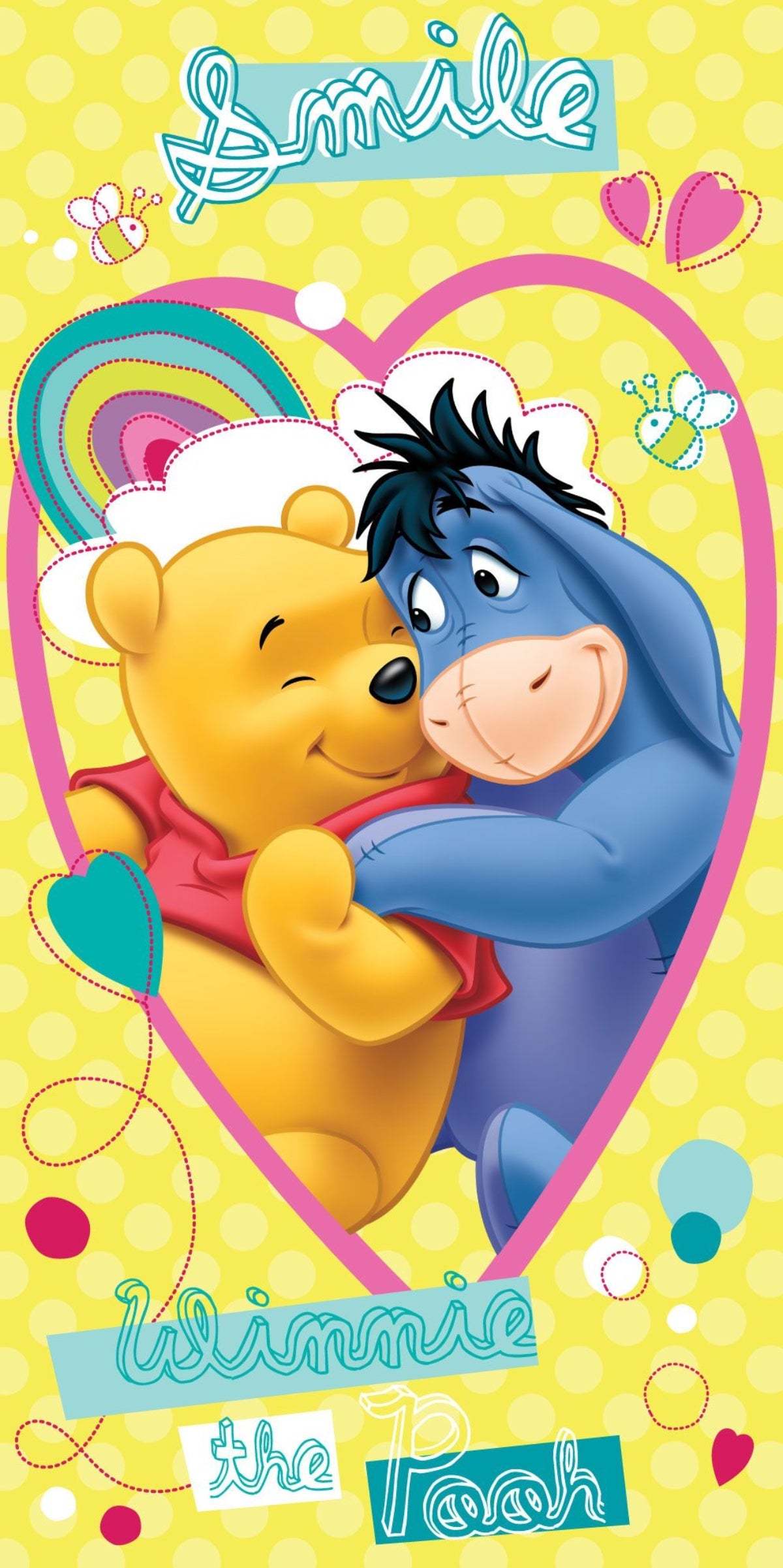 Winnie Puuh Handtuch Baumwolle Strand Badetuch 70x140cm