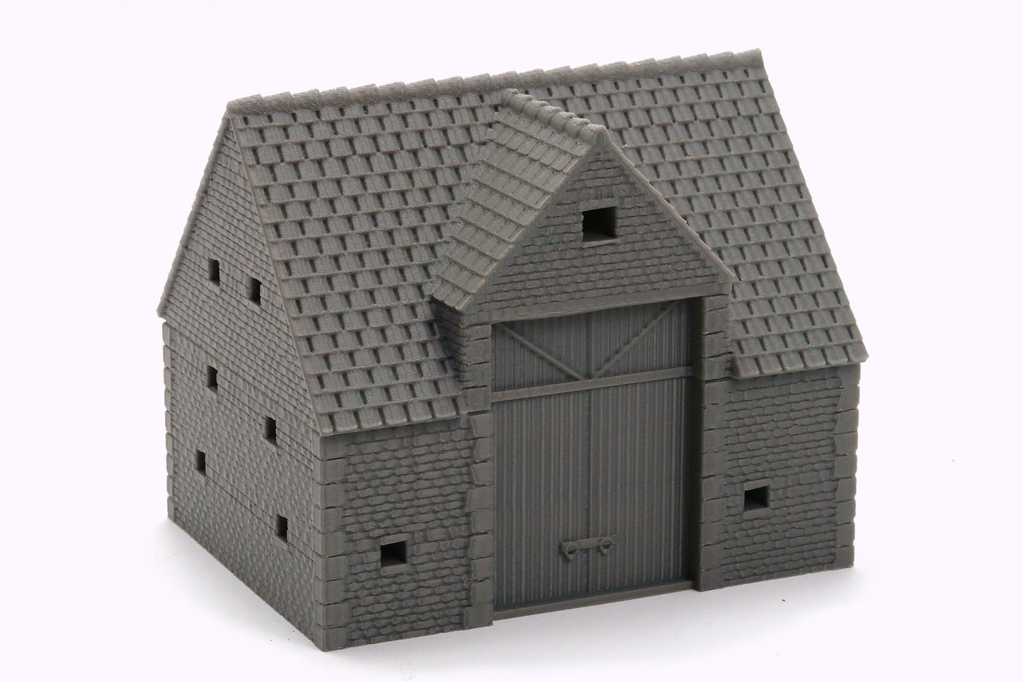 Normandy French Farm Barn - Tabletop Wargaming WW2 Terrain | Proxy 3D Printed Miniature for Bolt Action - Chain of Command - Flames of War