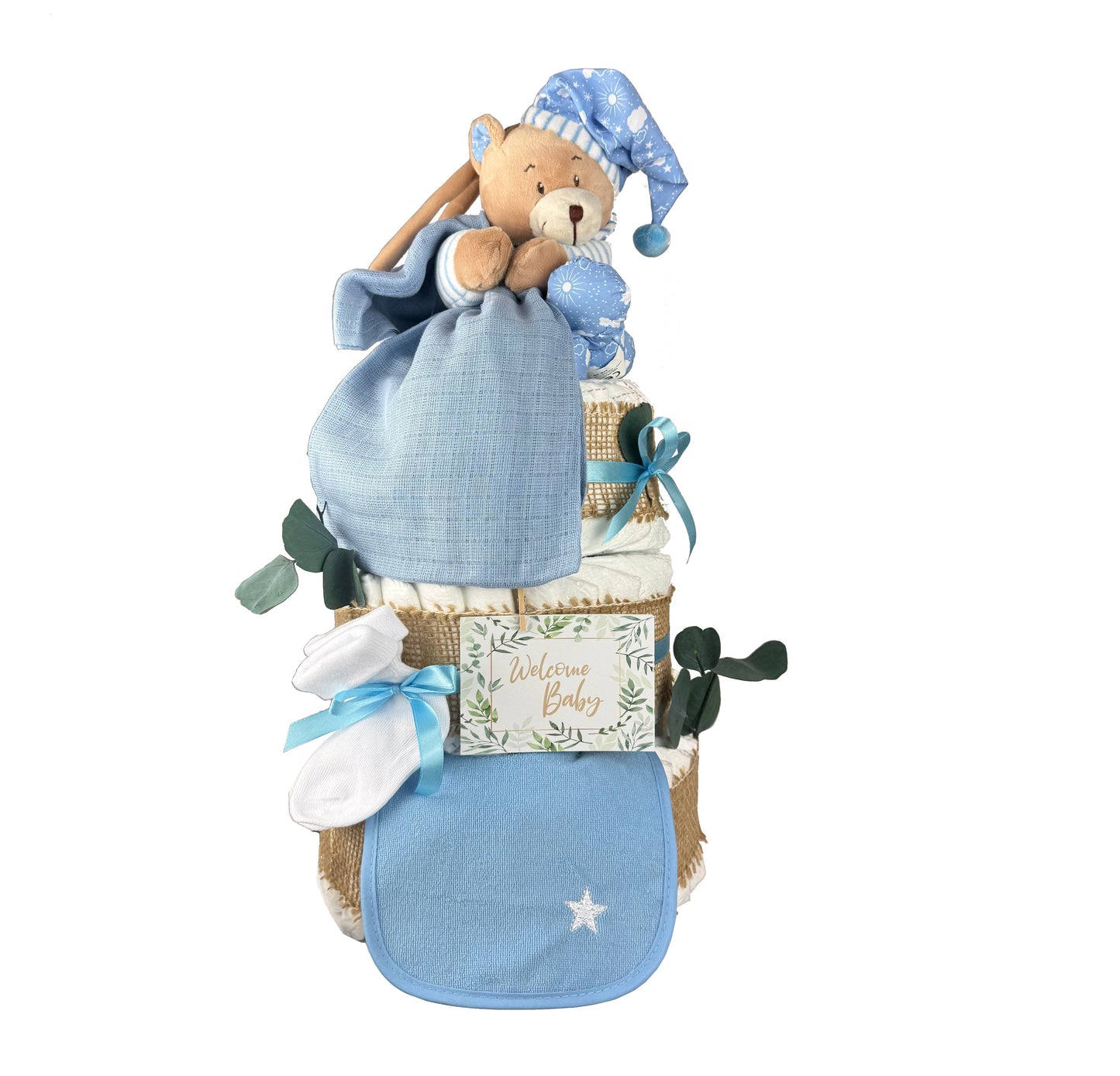Windeltorte Junge blau