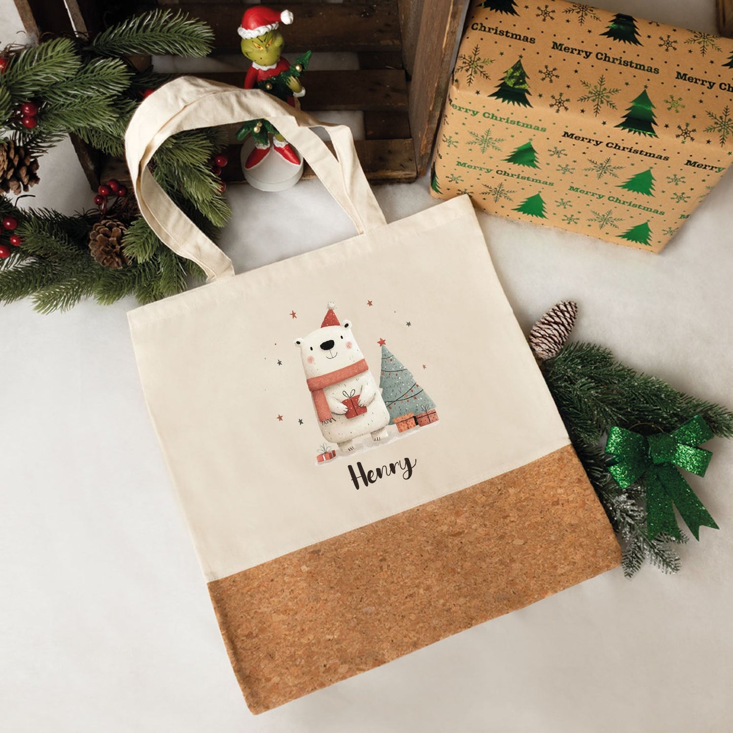 Einkaufstasche Kork - Geschenktiere