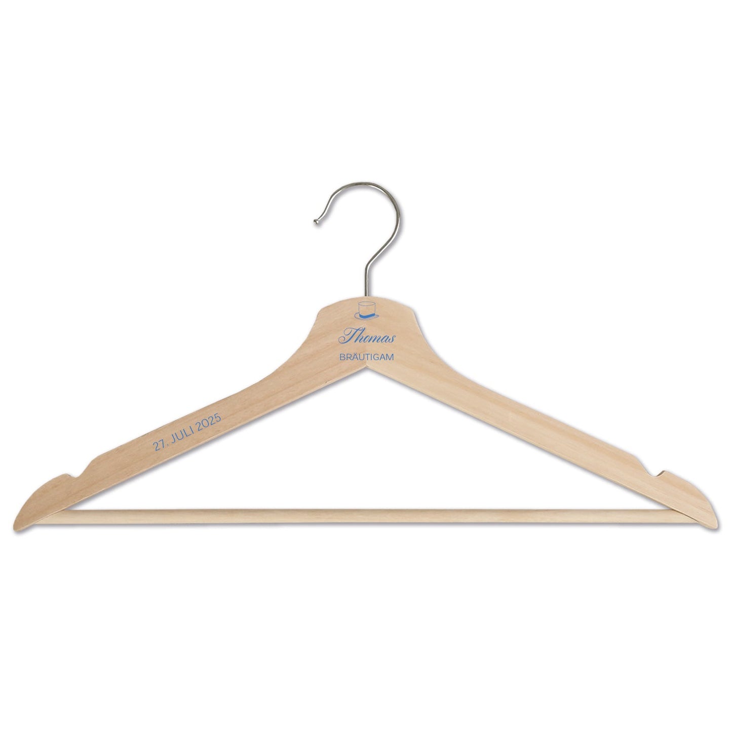 Personalisierter Kleiderbügel - Hochzeit Symbole