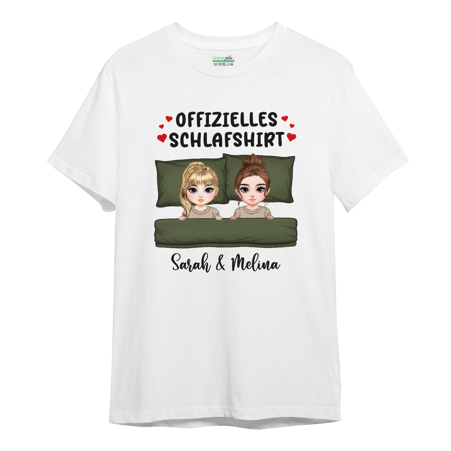 Personalisiertes Oversized T-Shirt - Offizielles Schlafshirt