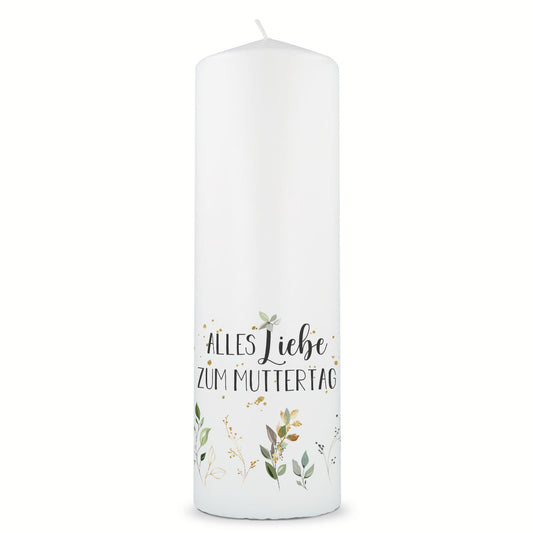 Große Kerze "Alles Liebe zum Muttertag"