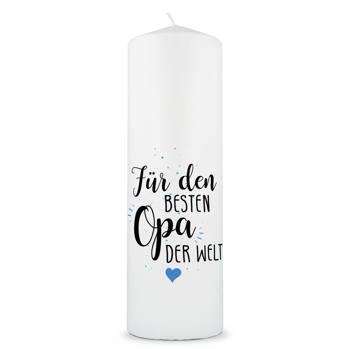 Große Kerze "Für die beste Oma / den besten Opa der Welt"