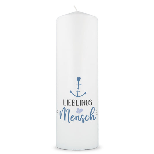 Große Kerze "Lieblingsmensch Anker"