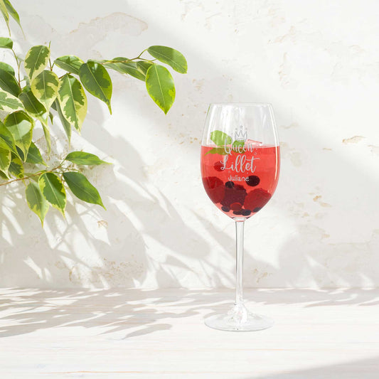 Leonardo Weinglas mit Gravur - "Queen Lillet" mit Wunschname