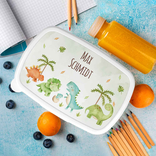 Bedruckte Lunchbox für Kinder - Dinos