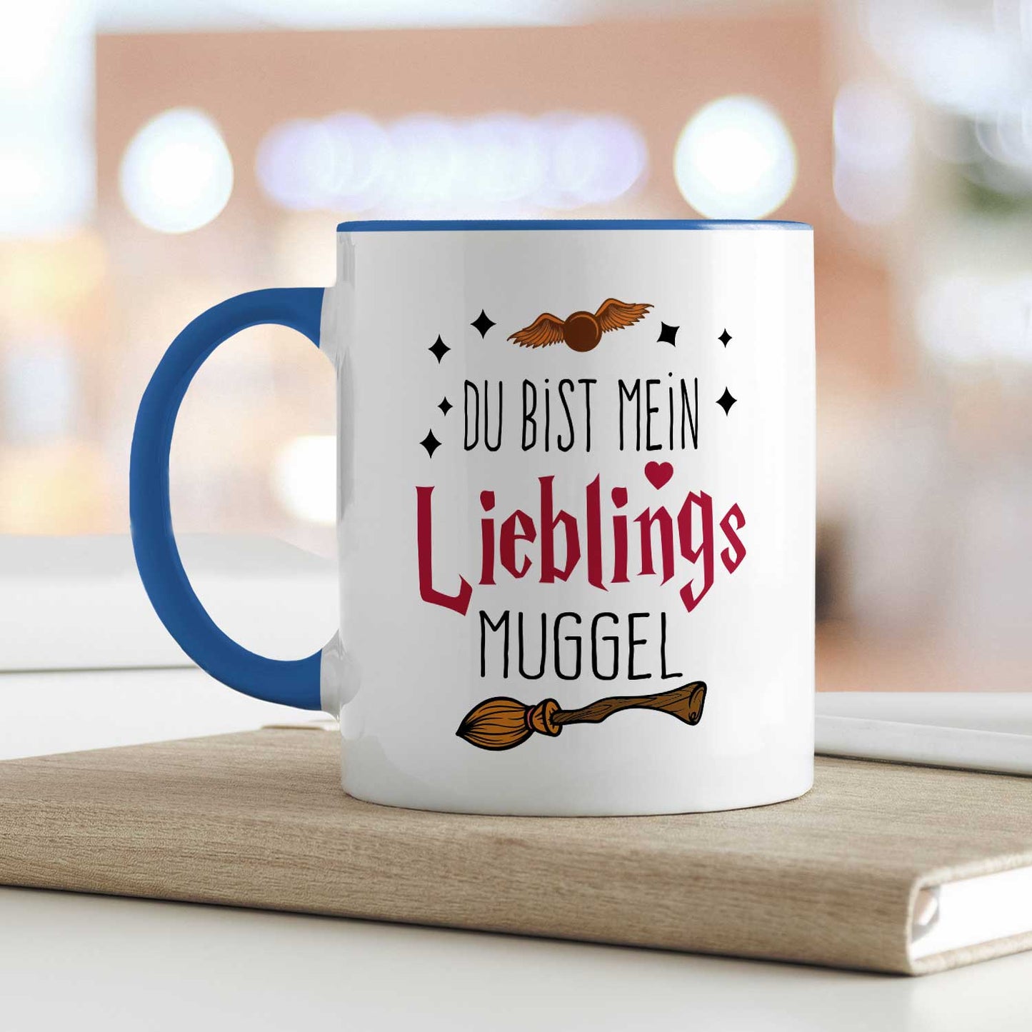 Bedruckte Tasse mit Spruch - Du bist mein Lieblingsmuggel