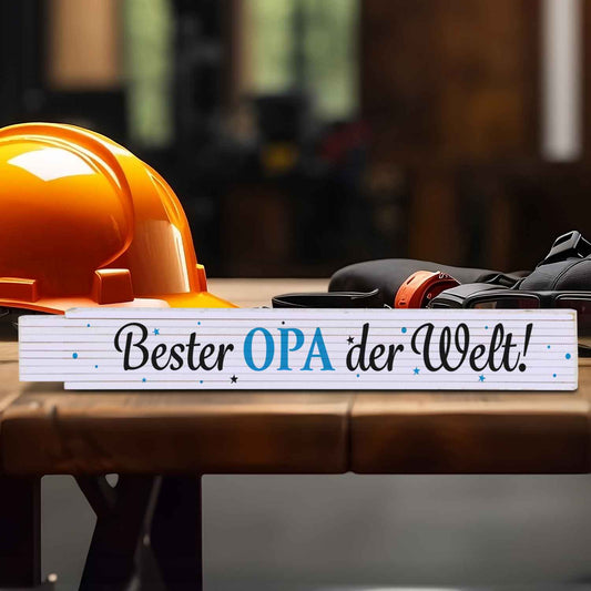 Zollstock 2 Meter - Bester Papa, Opa oder Onkel der Welt
