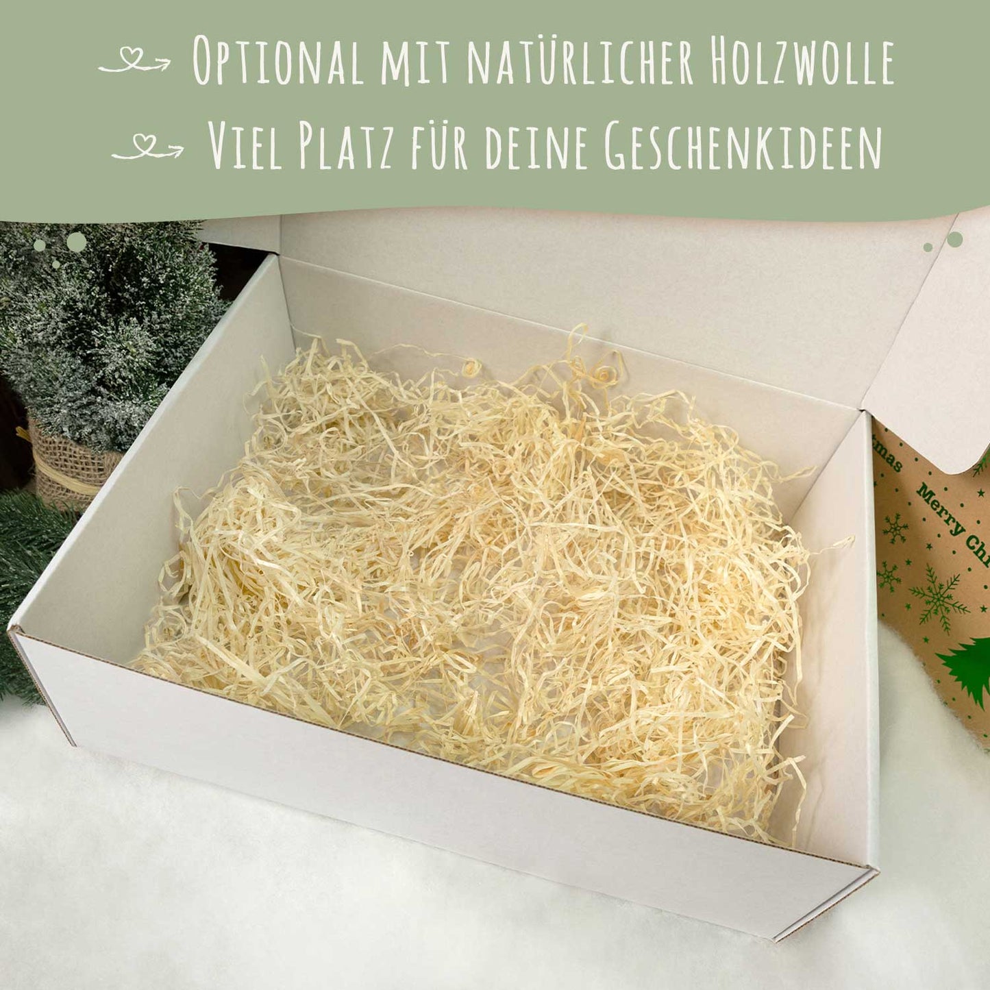 Personalisierte DIY Geschenkbox im Joy Design mit Wunschtext