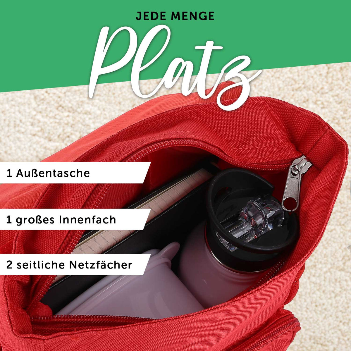 Bedruckter Rucksack für Kinder - Polartiere mit Name