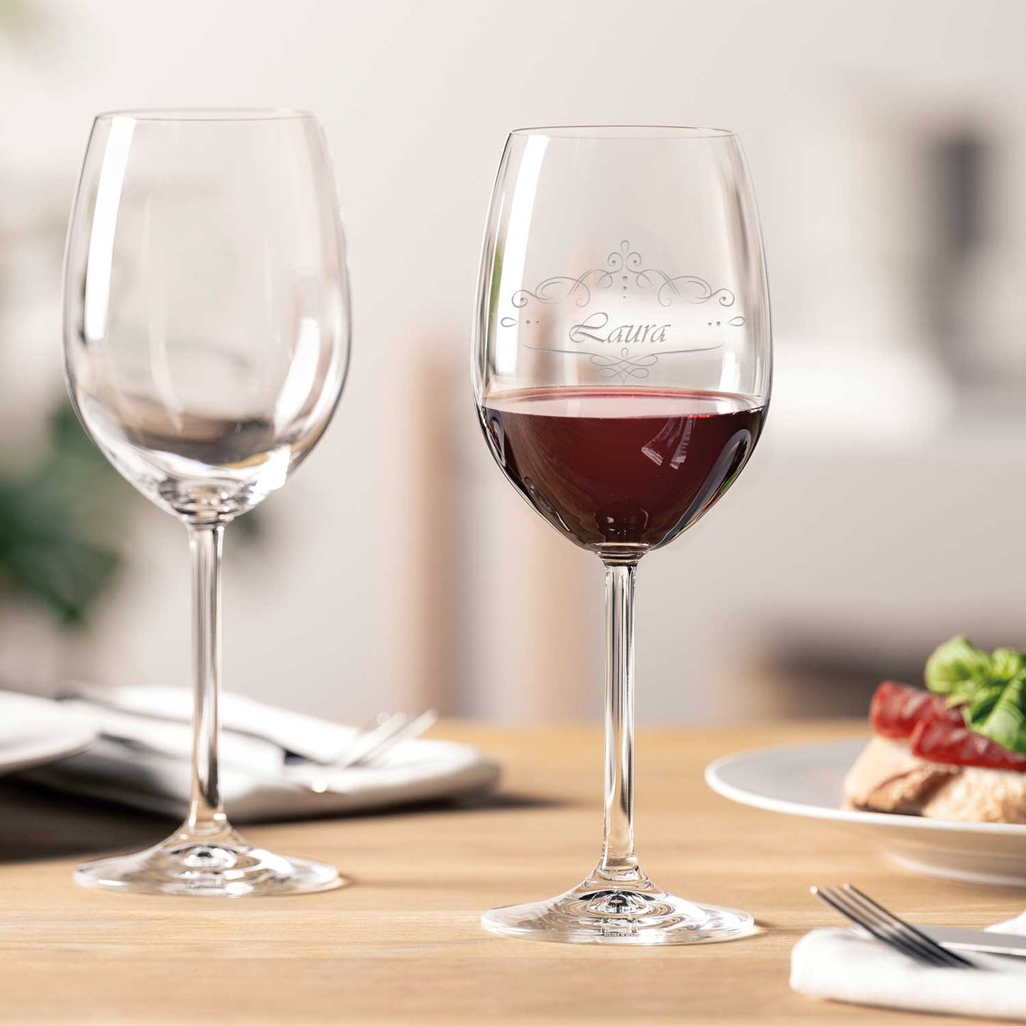 Leonardo Weinglas "Knallt besser als Dein Ex" inkl. bedruckter Holzkiste + Riesling Tandem