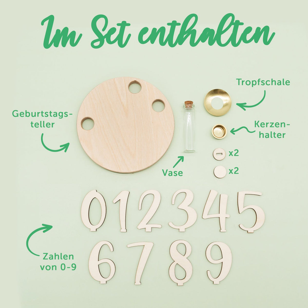 Bedruckter Geburtstagsteller für Kinder - Safaritiere