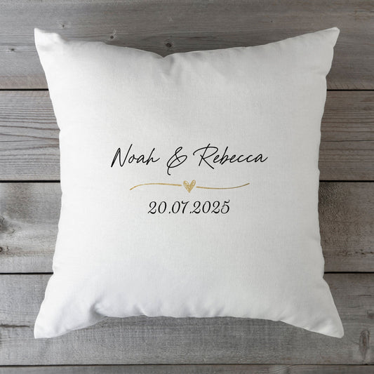 Personalisiertes Kissen mit Motiv - Wedding Love