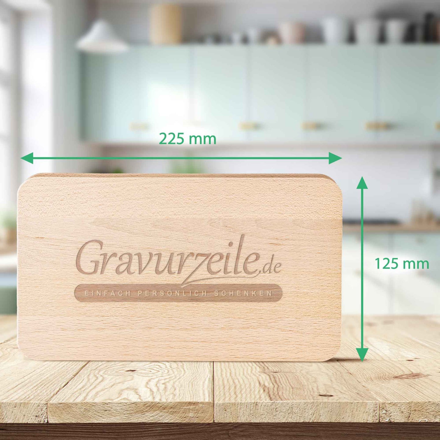 Frühstücksbrettchen mit Gravur "Kinderhände halten Papa"