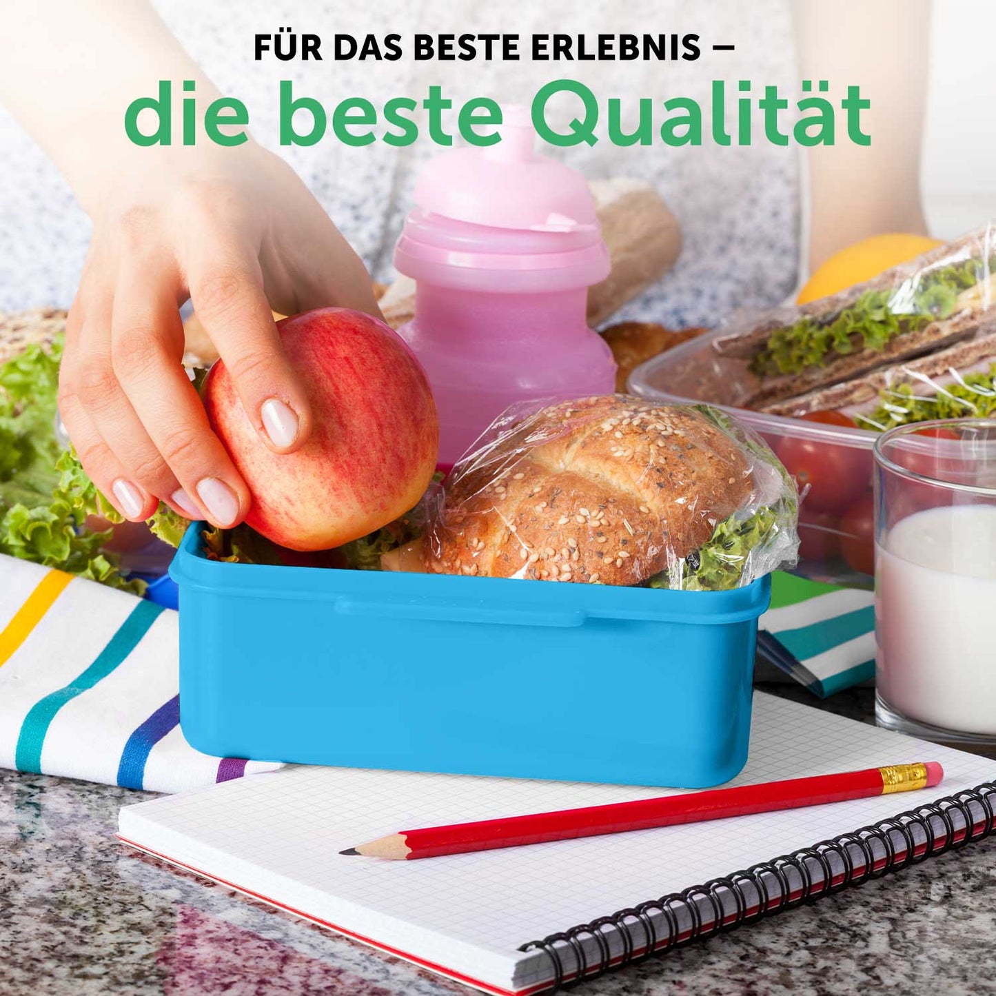 Bedruckte Lunchbox für Kinder - Pixelerde
