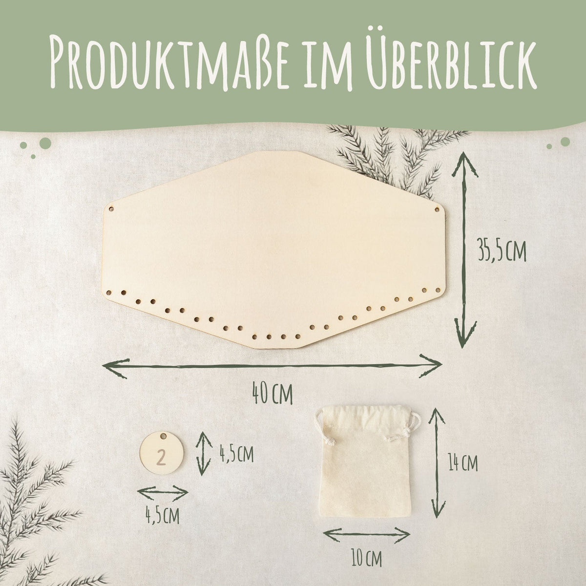 Personalisierter Adventskalender aus Holz mit Druckmotiv & Namen - Weihnachtsgruppe