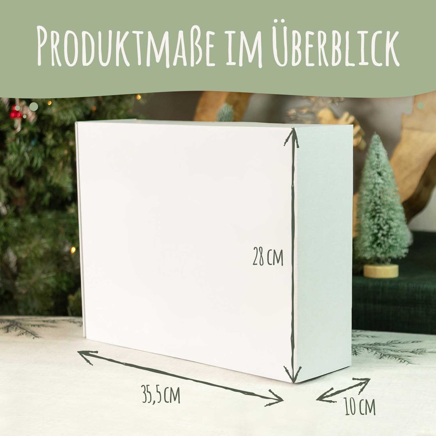 Personalisierte DIY Geschenkbox im Joy Design mit Wunschtext