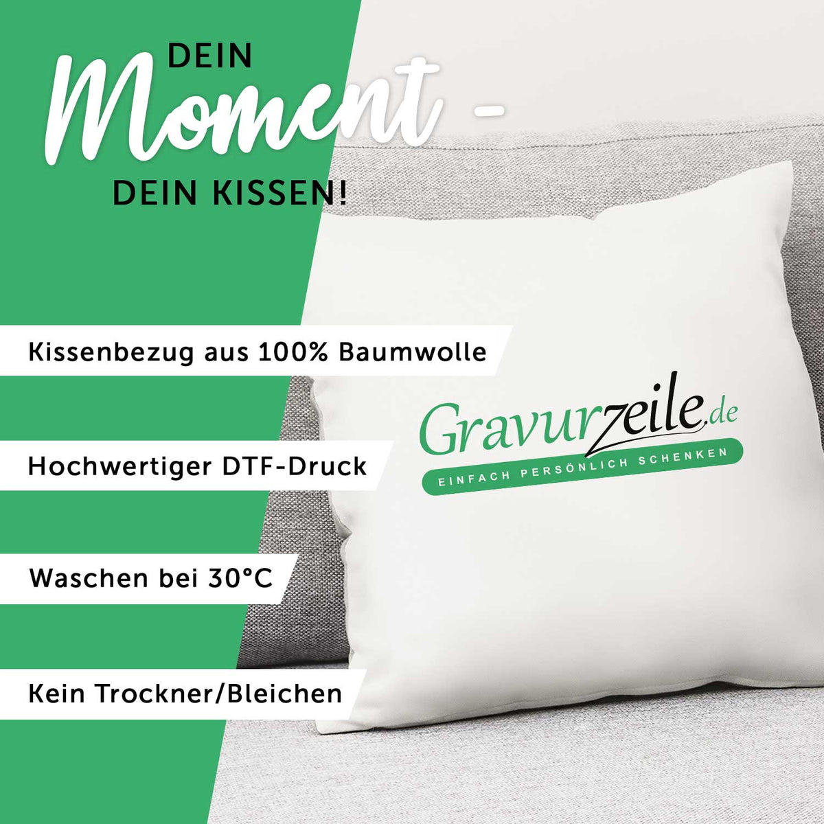 Personalisiertes Kissen mit Motiv - Monster