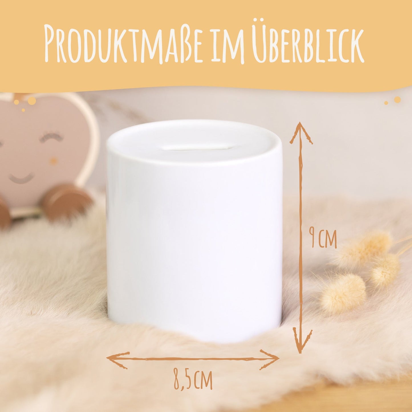 Spardose aus Keramik - Bärchen
