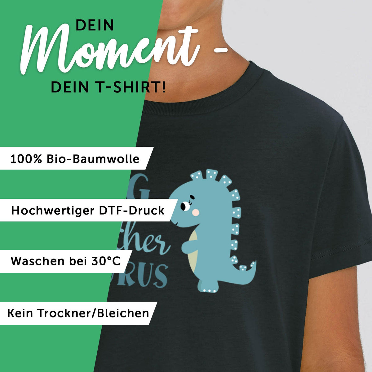 Bedrucktes T-Shirt für Kinder - Big Brother Saurus