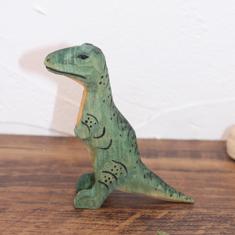 Dinosaurier Figuren aus Holz für Kinder - Fantasievolles Lernen