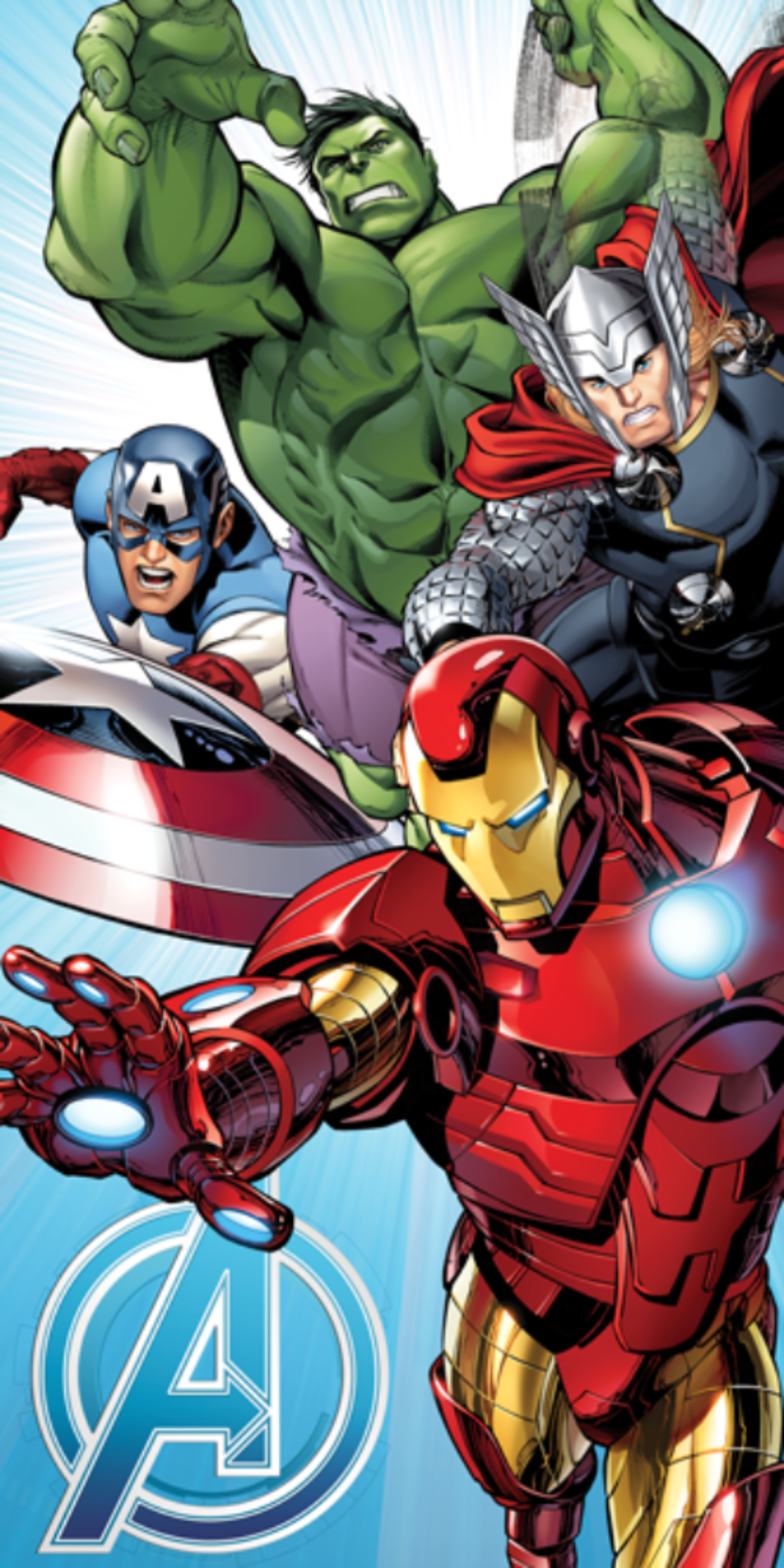 Avengers Marvel Handtuch Baumwolle Strand Badetuch 70x140cm