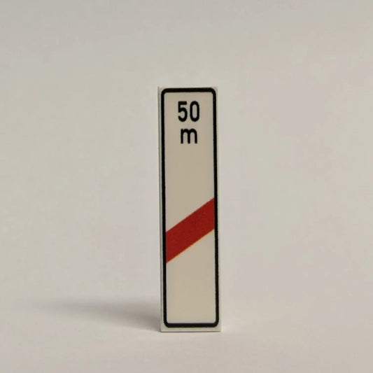 1x4 Tile "Bake mit Entfernungsangabe"