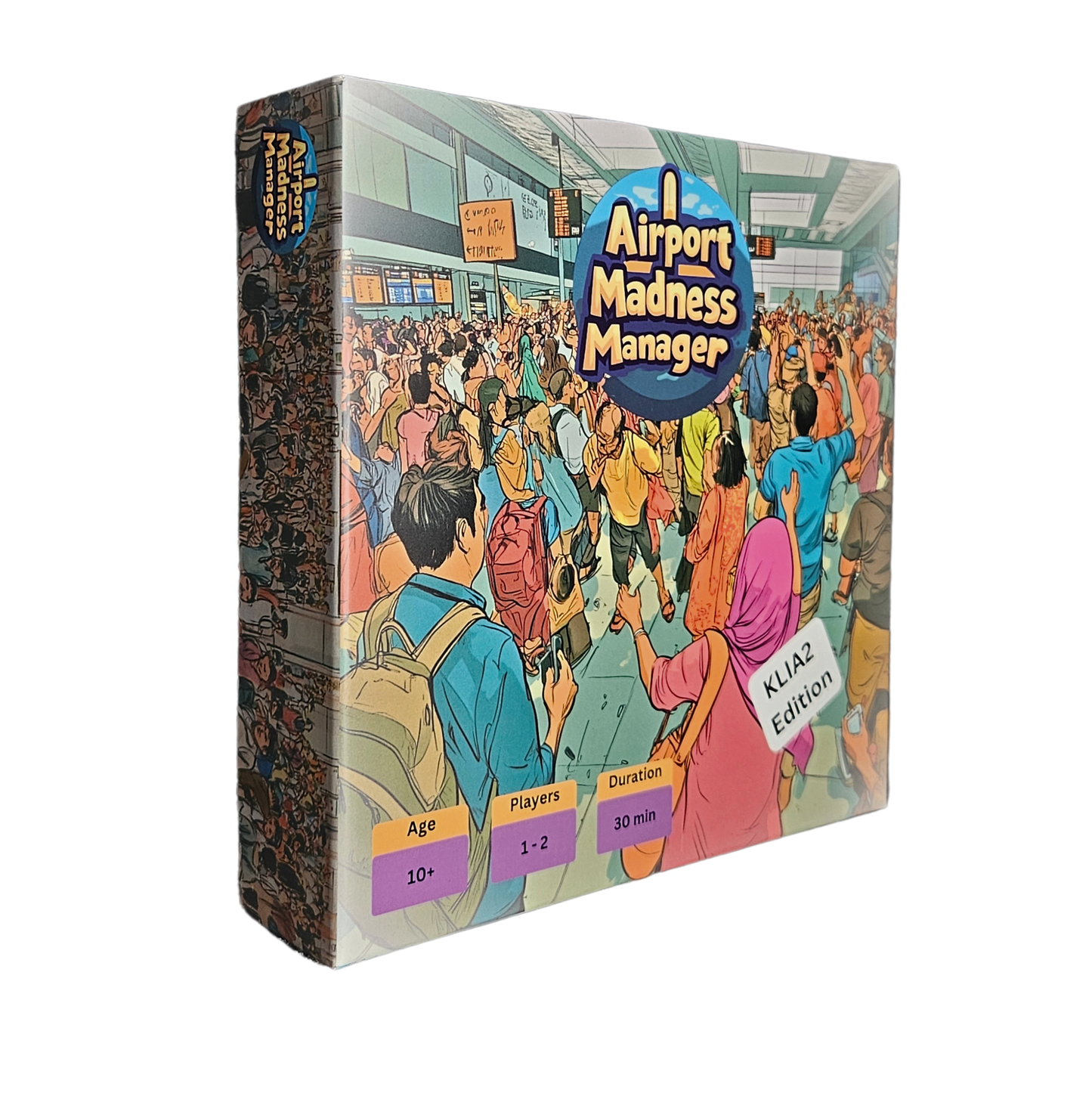 Airport Madness Manager board game - KLIA2 Edition