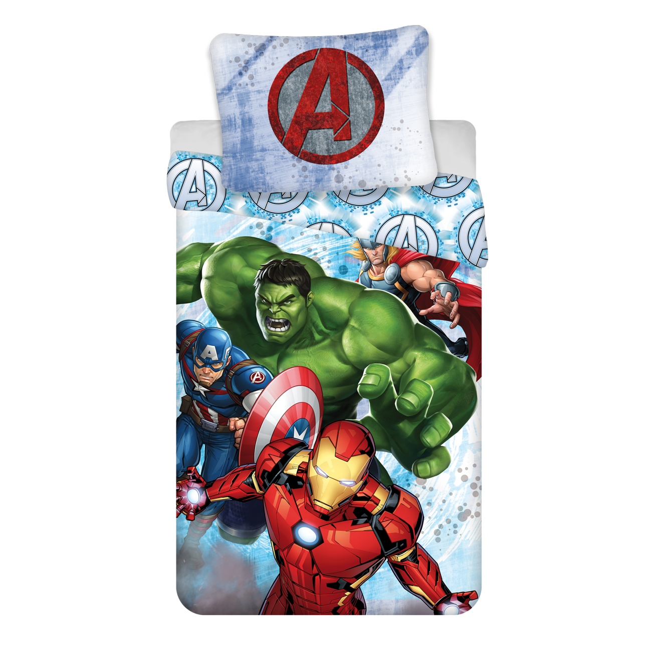 Avengers Marvel Bettwäsche - weiche Baumwolle - 140 x 200 cm
