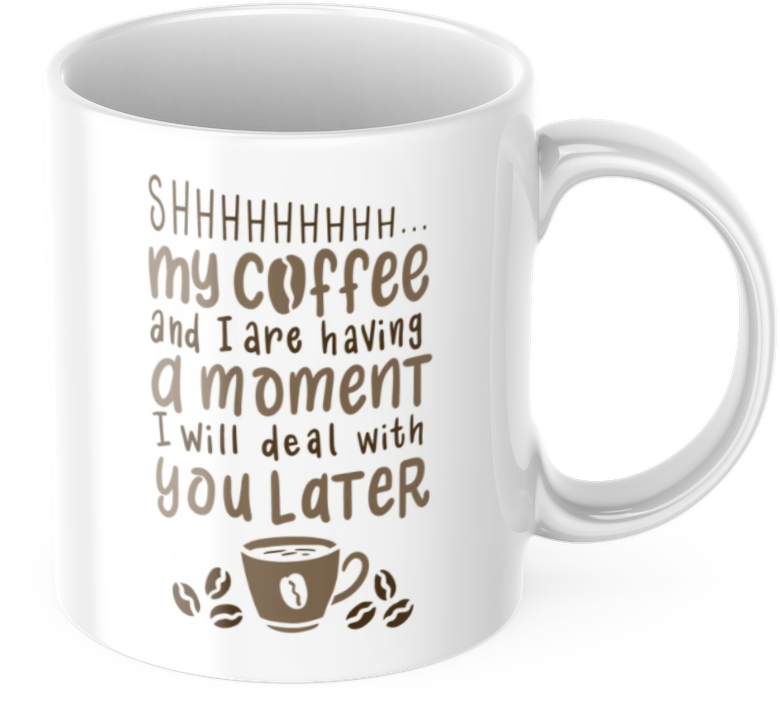 Lustige Tasse für die Kaffeepause Frühstück Morgen Arbeit Kaffee Büro Geschenk