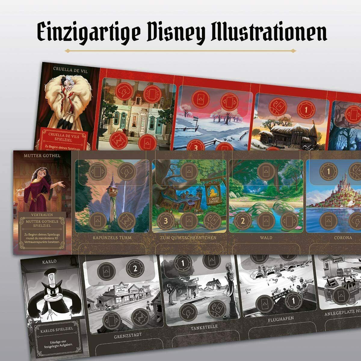 Ravensburger Disney Villainous Das Böse hat Stil