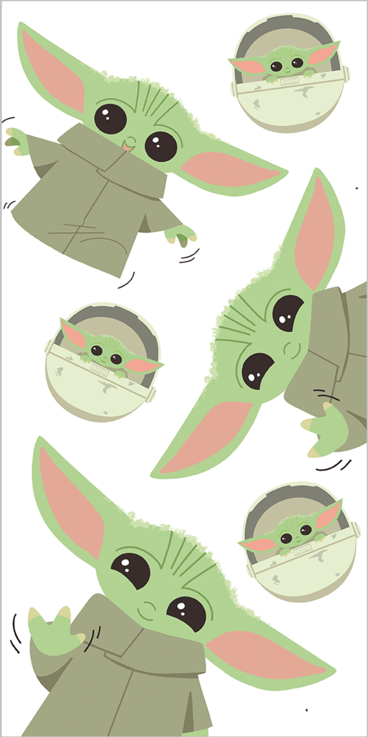Star Wars Grogu Handtuch Strand Yoda Badetuch 70x140cm