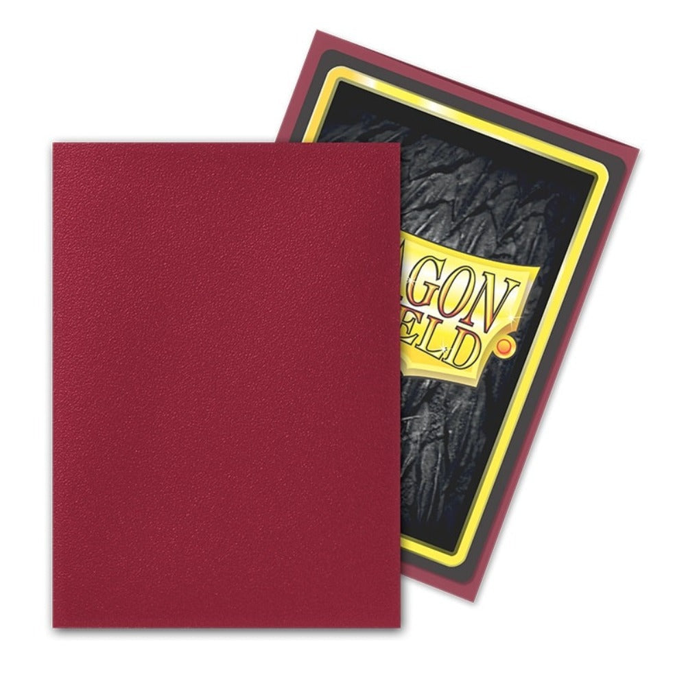 Dragon Shield Kartenhüllen Matte – Blood Red Sleeves (100)