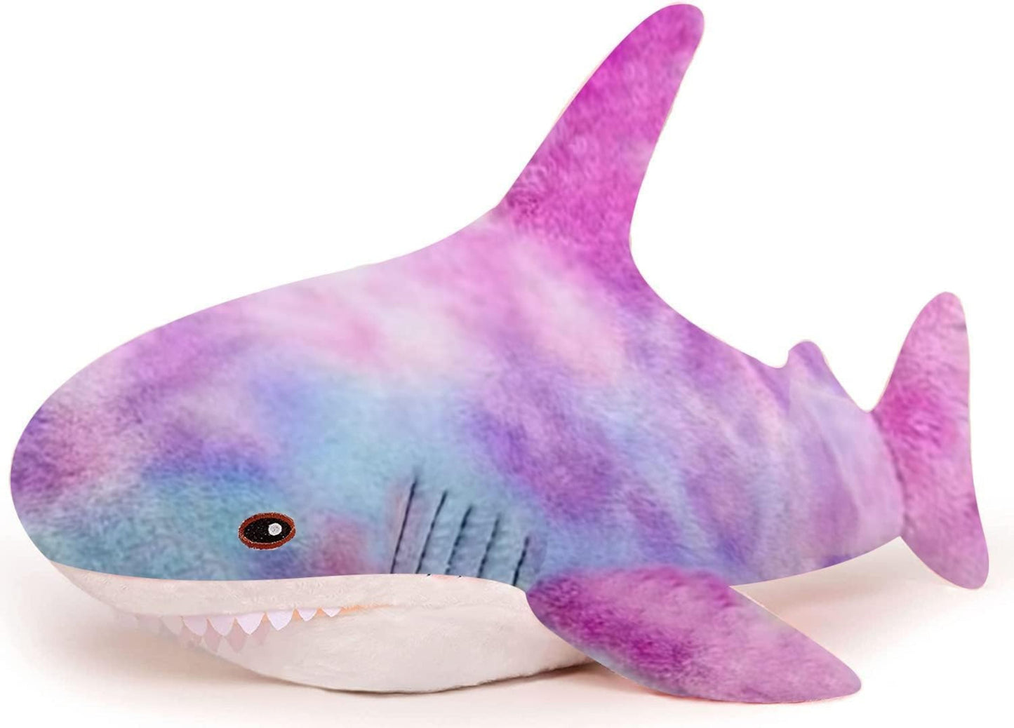 Hai Regenbogen Kuscheltier Glitzer - 30 cm Plüschtier weiches Stofftier
