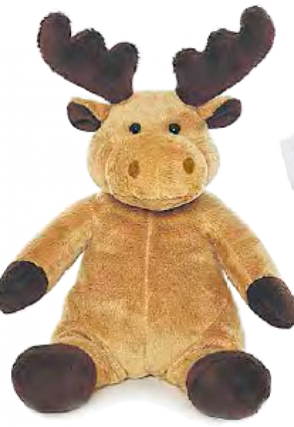 Plüsch Elch mit ""Beanie""-Füllung 25cm